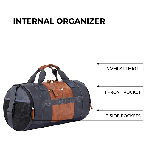 Gear Clubsport 30L (Navy Blue - Tan) - Image 3
