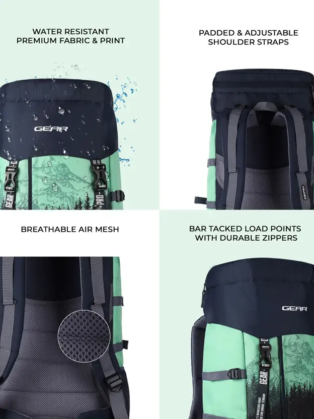 Gear Alphamount 45 50L (Navy Blue-Green) - Image 5