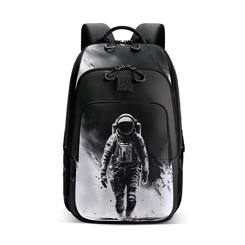 Art Astronaut Backpack 17 Inch (Black-White) - Image 8