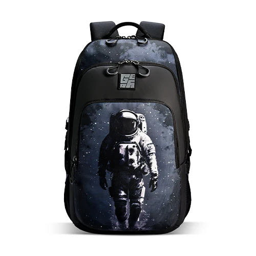 Art Astronaut Backpack 19 Inch (Black-Grey) - Image 8