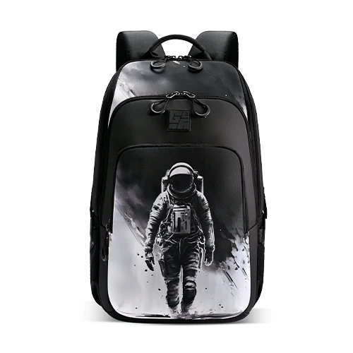 Art Astronaut Backpack 19 Inch (Black-White) - Image 3