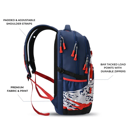 Terrain Backpack 19 Inch (Blue-Orange) - Image 7