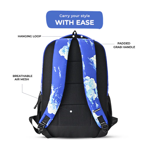 Astro Cab Backpack 17 Inch (Blue-Black) - Image 6