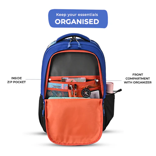 Astro Cab Backpack 19 Inch (Blue-Black) - Image 4