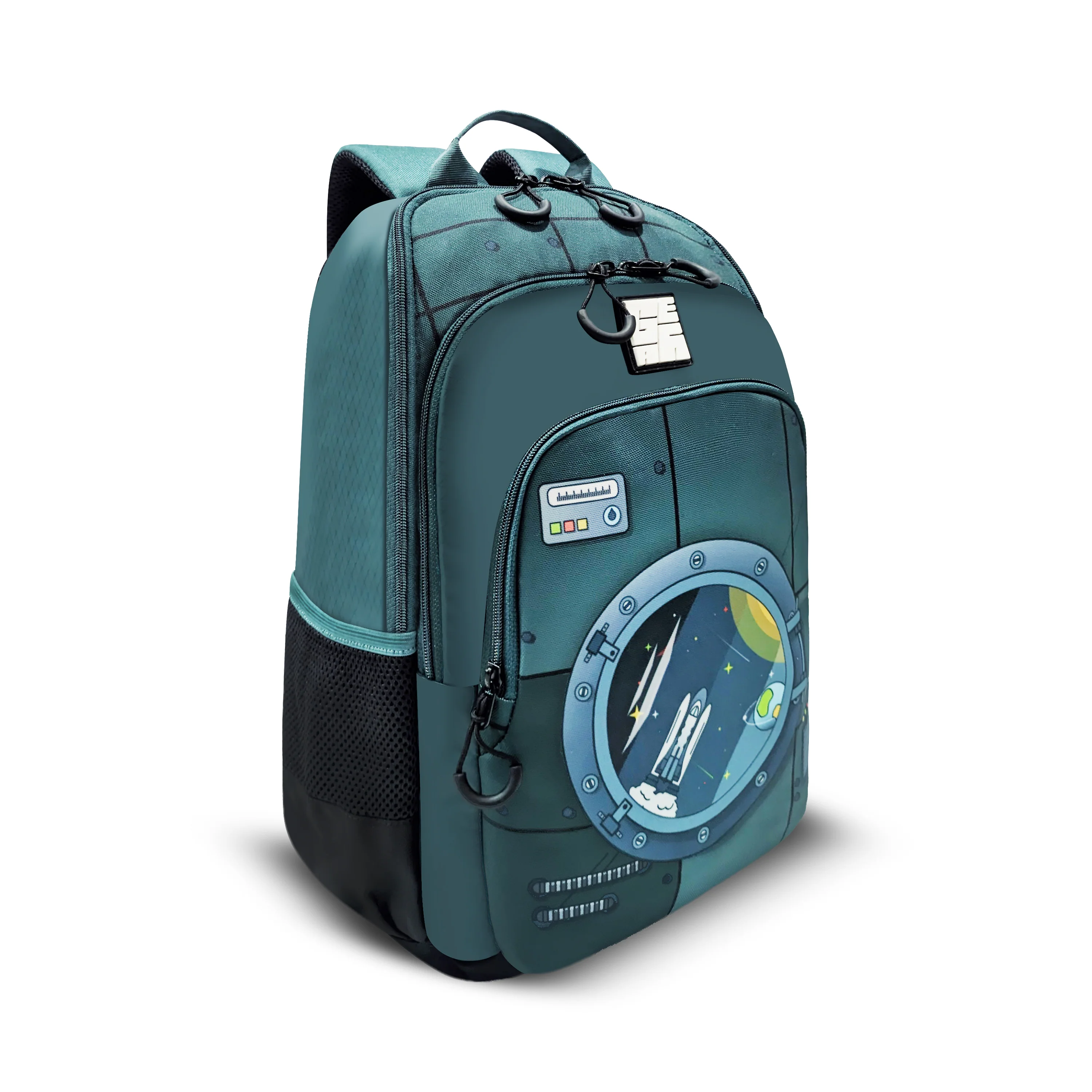 Astronomer 15”/18L School backpack (Green - Green)
