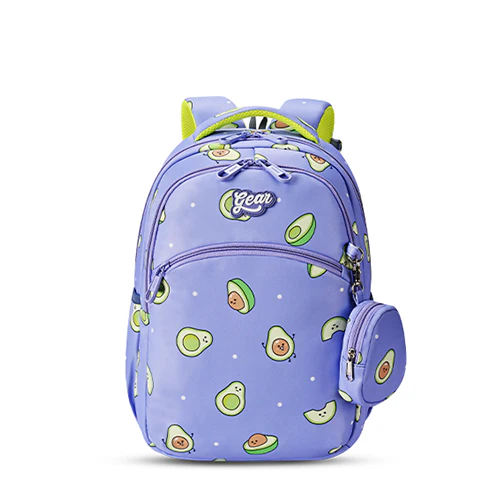 Avocado Backpack 15 Inch (Purple-Green)