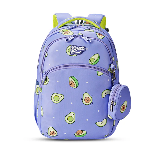 Avocado Backpack 15 Inch (Purple-Green) - Image 8