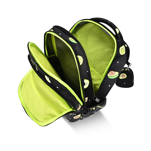 Avocado Backpack 17 Inch (Black-Green) - Image 5