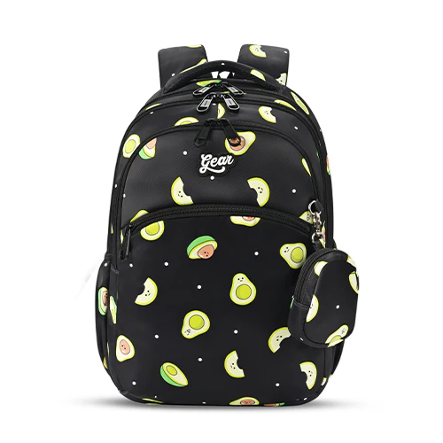 Avocado Backpack 17 Inch (Black-Green) - Image 8