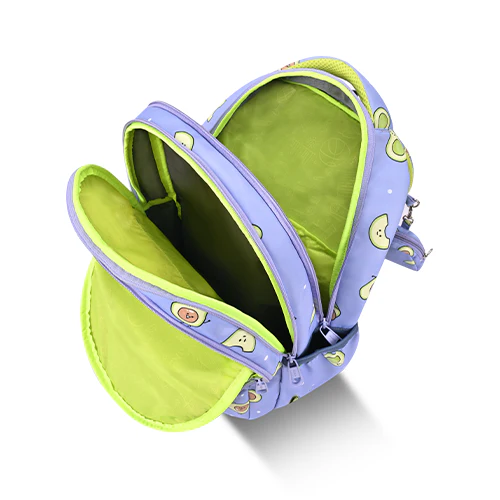 Avocado Backpack 17 Inch (Purple-Green) - Image 4