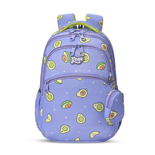 Avocado Backpack 17 Inch (Purple-Green) - Image 7