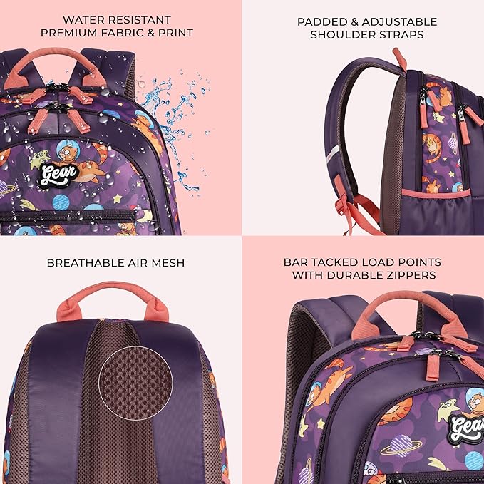 Astro Cat Backpack 17″ (Blue) - Image 7