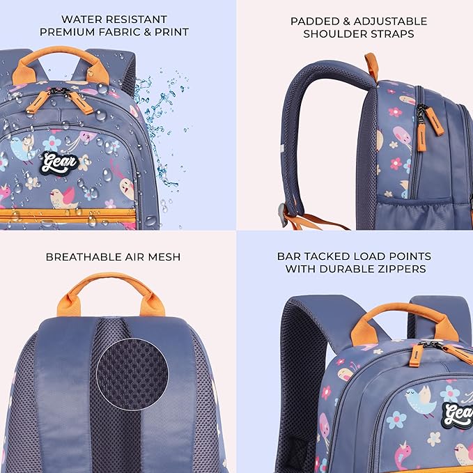 Birdie Backpack 15″ (Blue) - Image 8