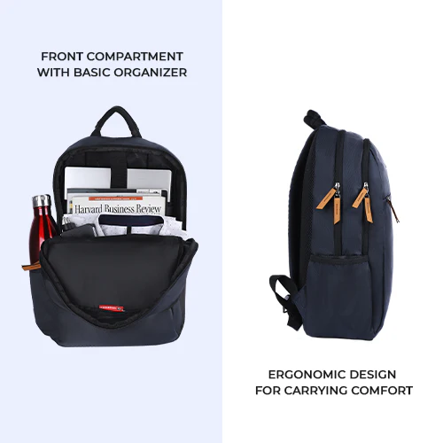 Gear Compact business 17"/27L Large Water Resistant Laptop Backpack/Casual Backpack/Daypack/Travel Backpack/College Bag For Men/Women(India Ink) - Image 4