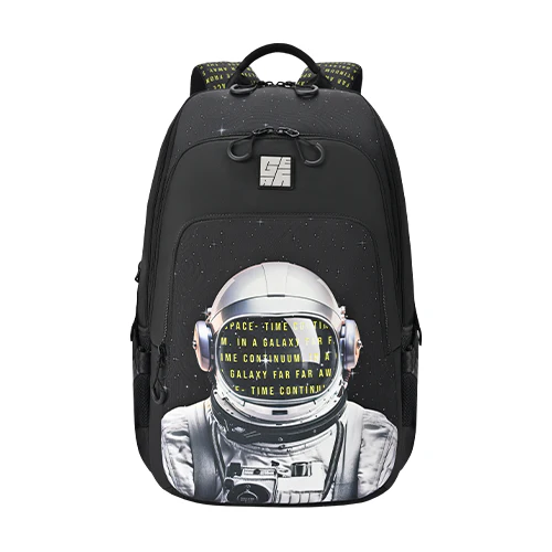 Cosmonaut Backpack 19 Inch (Black-White) - Image 8