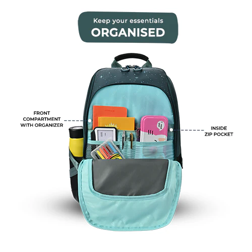 Cosmonaut Backpack 19 Inch (Green-White) - Image 4