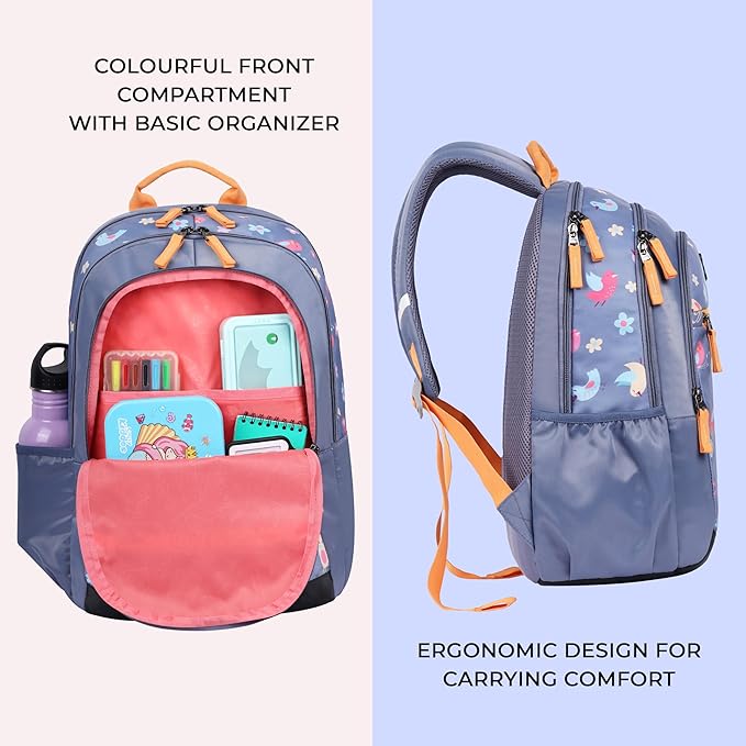 Birdie Backpack 17″ (Blue) - Image 6