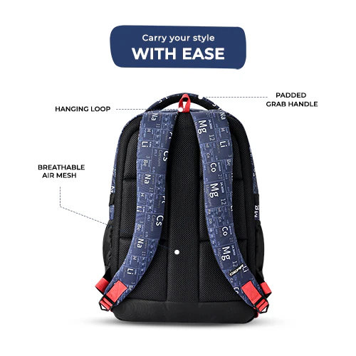 Educator Backpack 19 Inch (Navy-Red) - Image 6