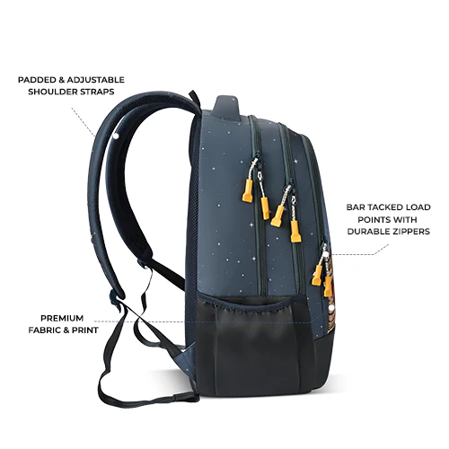 Fiction 2 Backpack 19 Inch (Blue-Yellow) - Image 6