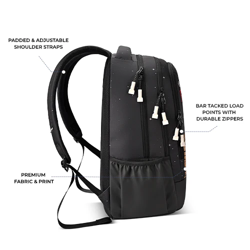 Fiction 2 Backpack 17 Inch (Black-Mint) - Image 7