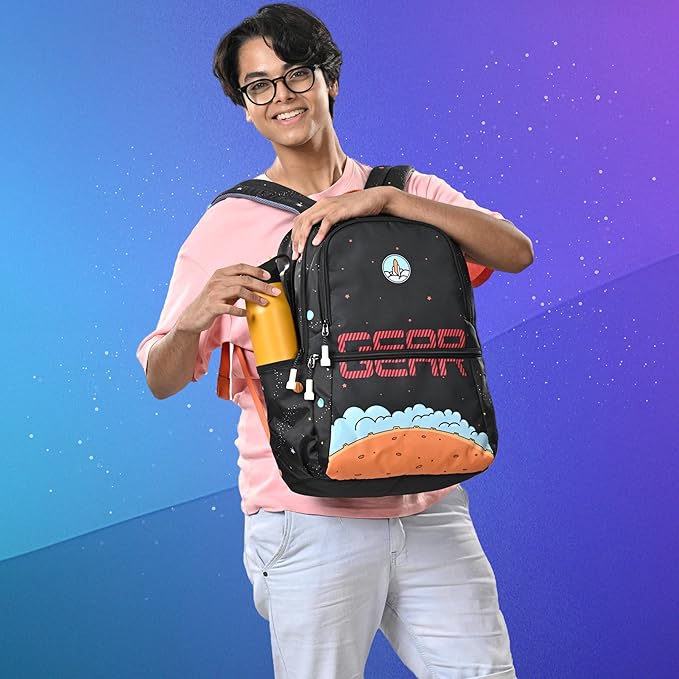 Galaxy Backpack 19″ Boys (Black Blue) - Image 2