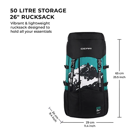Gear Alphamount 3 50L (Green Black) - Image 3