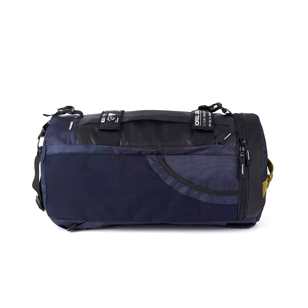 Gear Statement Maxis 34L Large Hybrid Convertible Duffle Backpack (Blue-Yellow) - Image 12