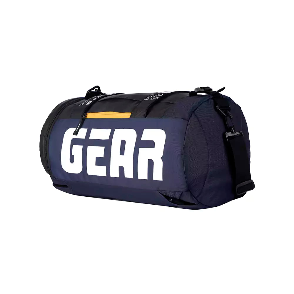 Gear Statement Maxis 34L Large Hybrid Convertible Duffle Backpack (Blue-Yellow) - Image 3