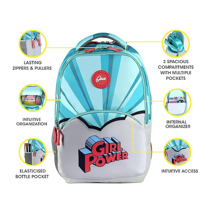 Gear Awesome Girl 27L Backpack (Mint) - Image 2
