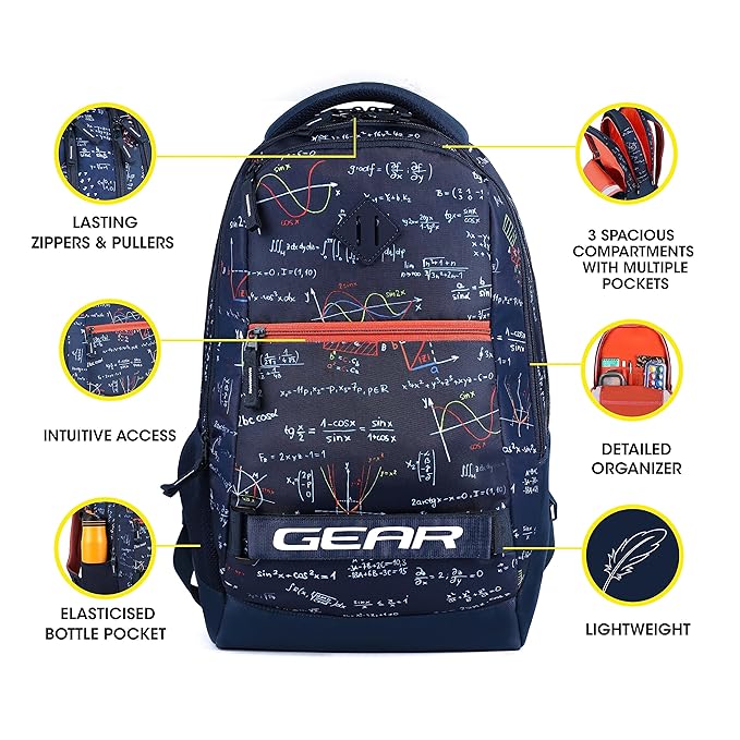 Gear Calculus 34L Backpack With Raincover (Teal) - Image 4