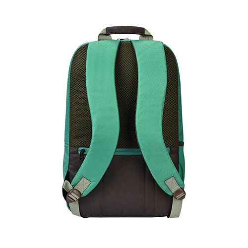 Hipster 31L anti theft water resistant backpack (Green-Brown) - Image 3