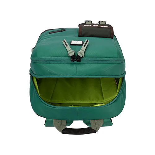 Hipster 31L anti theft water resistant backpack (Green-Brown) - Image 5