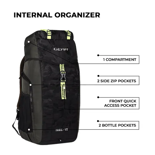 Gear Trail 50L (Black) - Image 4