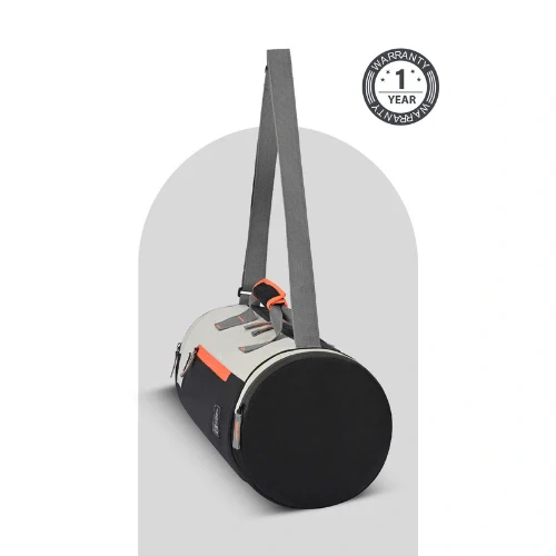 Gear Cross Training 22L Duffel Bag (Grey-Orange) - Image 5