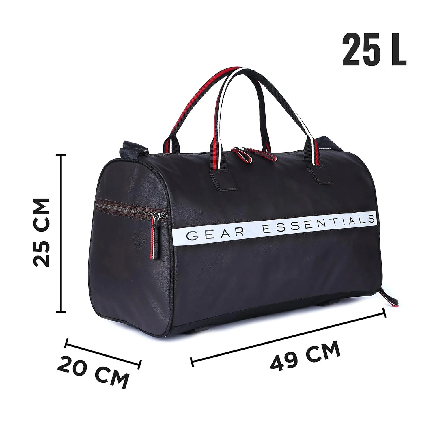 Gear Essentials 27L Duffel (Brown-Black) - Image 7
