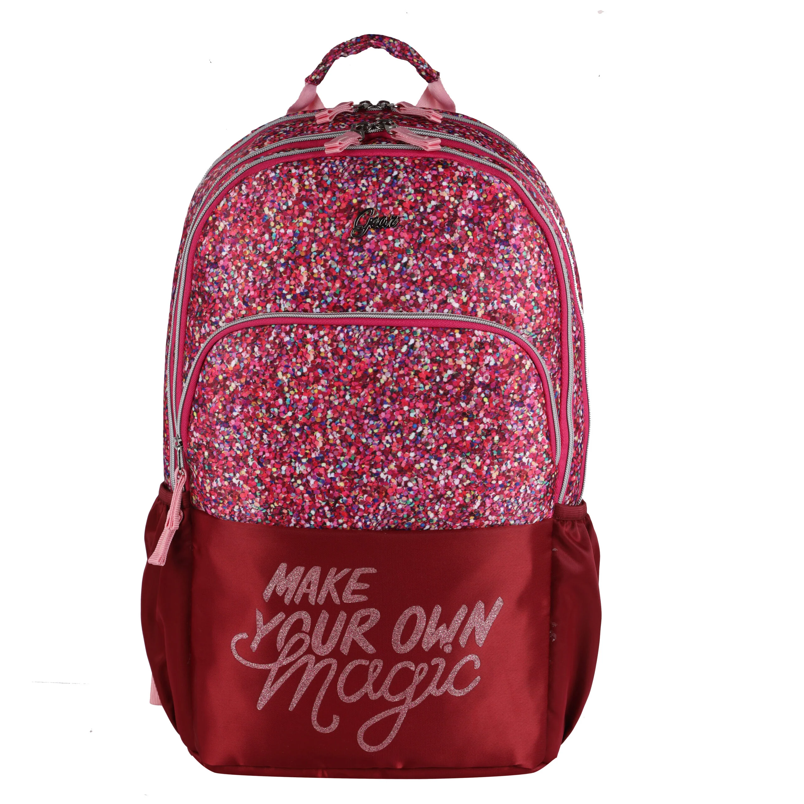 Gear Glitter 35 L School/College Backpack (Maroon)