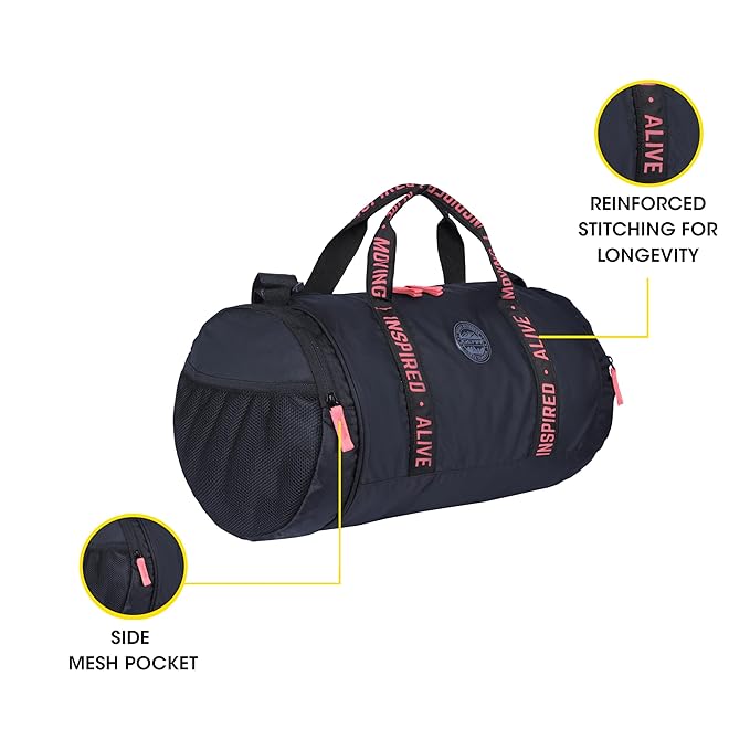 Gear Inspired Alive Moving 32L Duffel Bag (Black) - Image 4