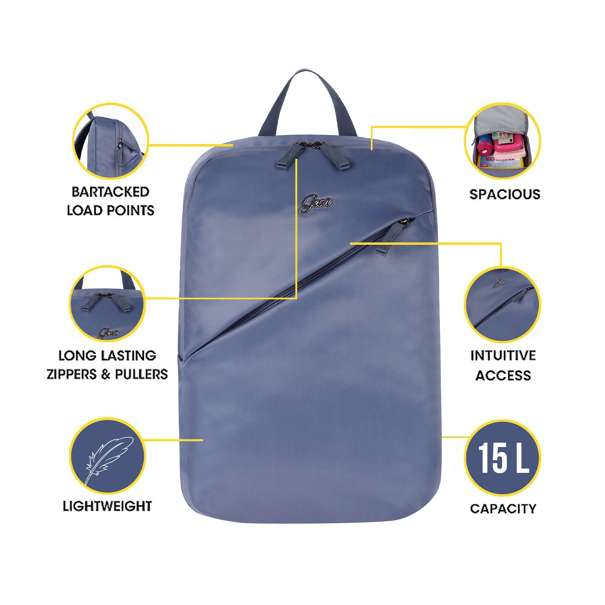 Gear Lite2 16L Backpack (Blue) - Image 8