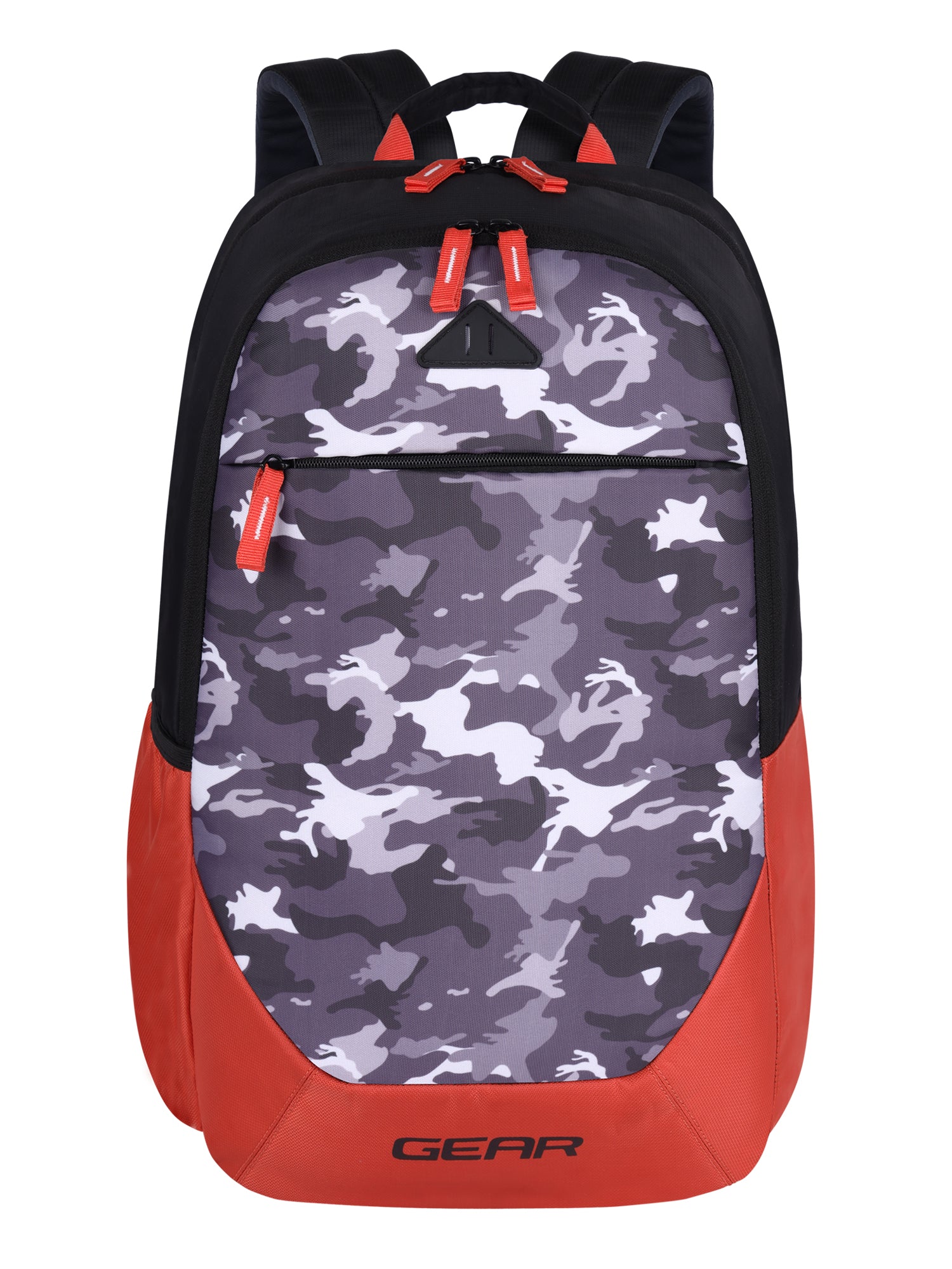 Gear Ranger Camo2 30L Backpack with Rain Cover (Orange)