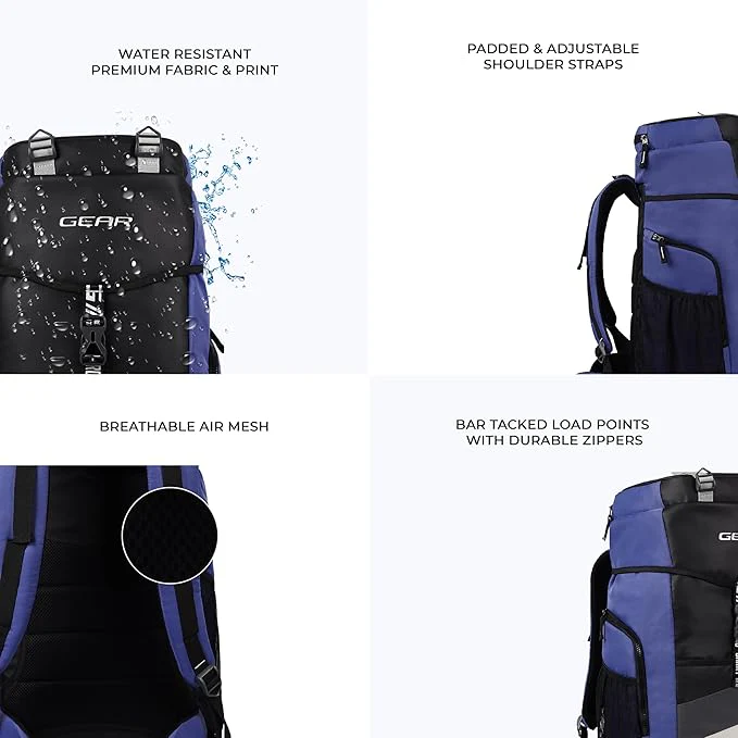 Gear Trail 2 45L (Blue Black) - Image 4