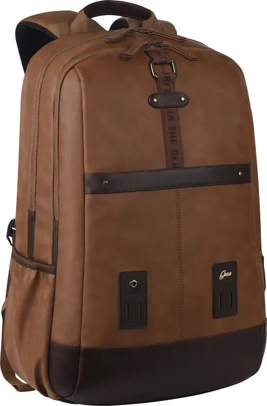 Gear Classic Anti Theft Faux Leather 31L (Tan-Brown) - Image 7