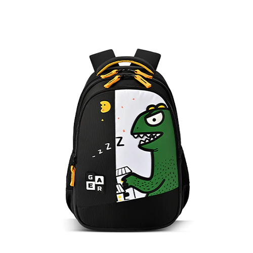 Giant Monster Backpack 15 Inch (Black-Yellow)