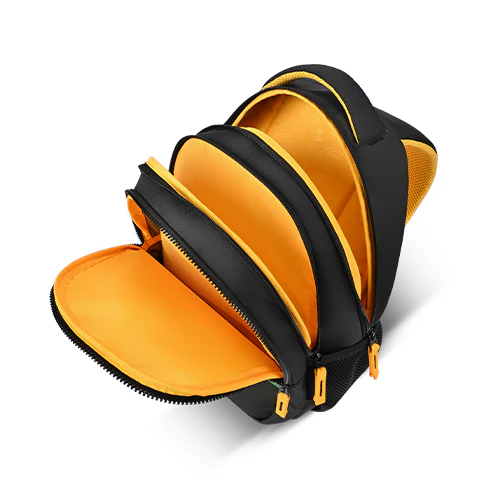Giant Monster Backpack 15 Inch (Black-Yellow) - Image 5
