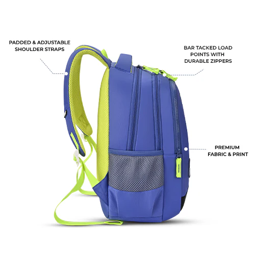 Giant Monster Backpack 15 Inch (Blue-Green) - Image 3