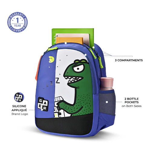 Giant Monster Backpack 15 Inch (Blue-Green) - Image 4