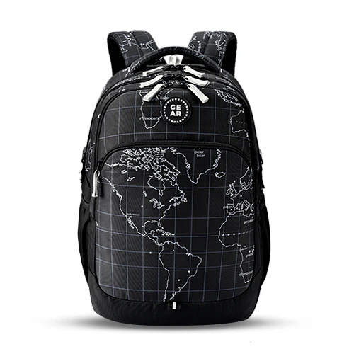Globe Trotter Backpack 19 Inch (Black-Grey)
