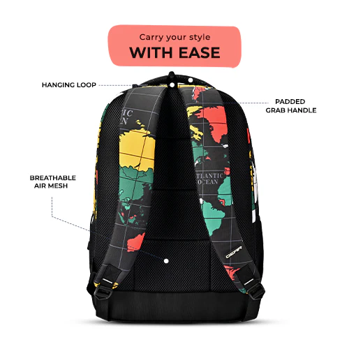 Grid Backpack 17 Inch (Black-Black) - Image 6