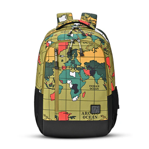 Grid Backpack 19 Inch (Green-Black) - Image 3