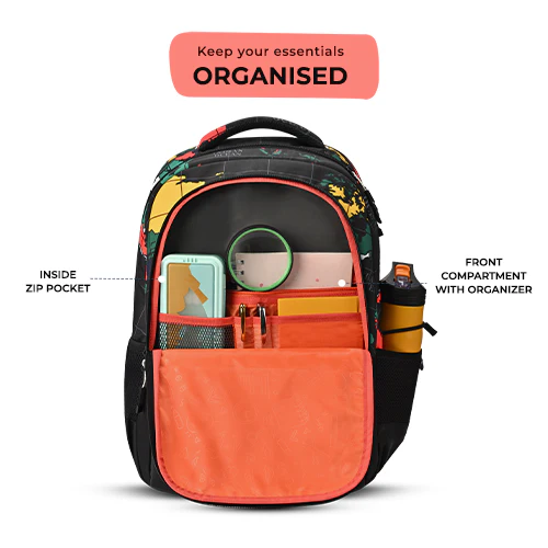 Grid Backpack 19 (Black-Black) (Copy) - Image 6