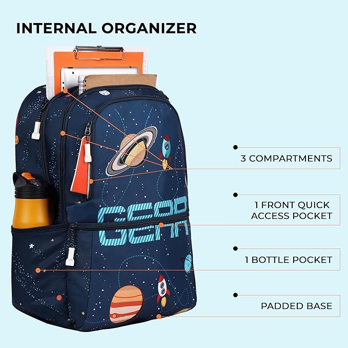 Galaxy Backpack 19″ Boys (Blue Rust) - Image 3